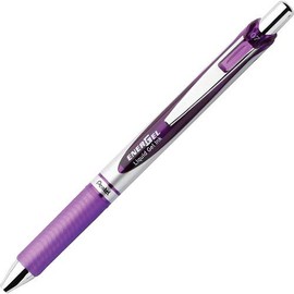 Pentel EnerGel RTX Liquid Gel Pen - Medium Pen Point - 0.7 mm Pen Point Size - Refillable - Violet