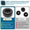 PWEOW Anti Vibration Heavy Duty Rubber Foot, 1 X 2.5