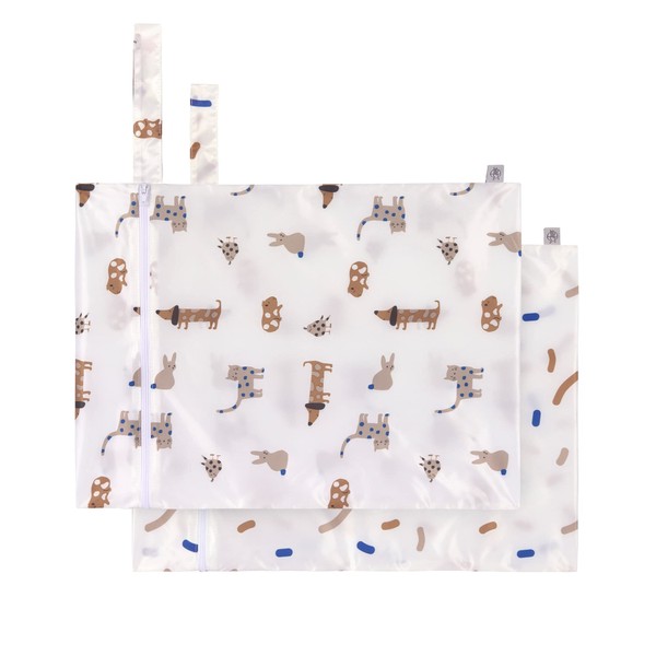 LÄSSIG Reusable Wet Bag 2 Pieces/Wet Bag Little Mateys Royal