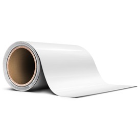 VViViD Ultra Gloss White Air-Release Adhesive Vinyl Pinstripe Tape Roll (4 Inch x 20ft)
