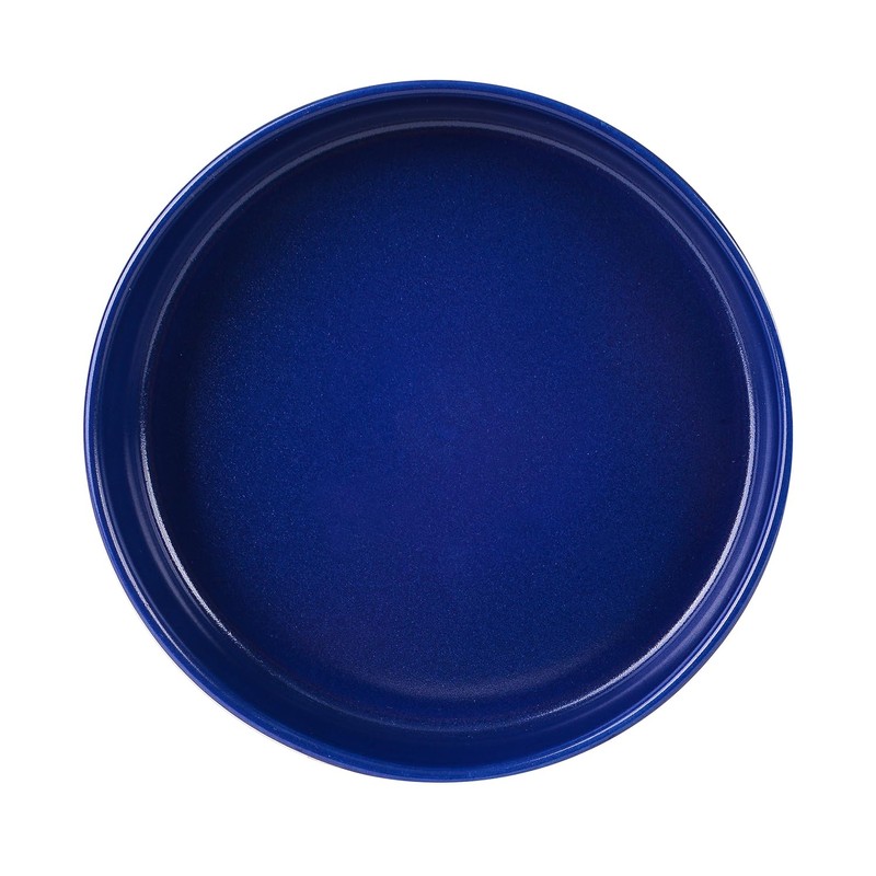 222 Fifth Kaden 12-Piece Blue Porcelain Dinnerware Set – Service