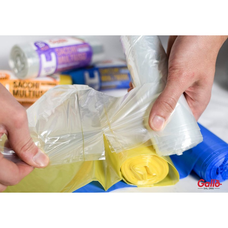 Gallo, 15 Recycled Plastic Bags, 100% Recycled, 53 x 68