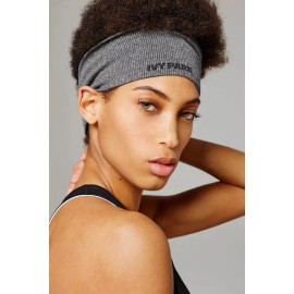 Ivy Park by Beyonce Knit Seamless Ribbed Wide Headband Grey one new