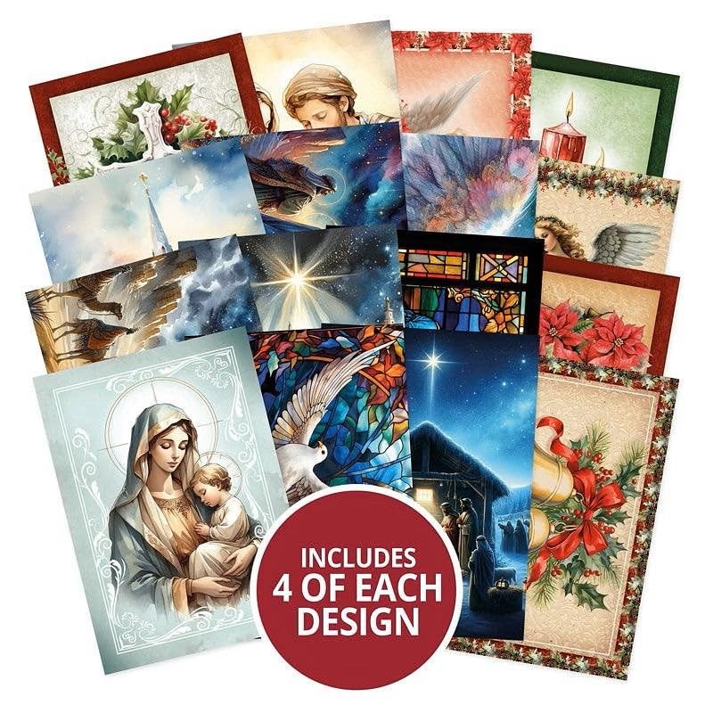 Hunkydory A7 64-Page Christmas Pocket Pad (16 Designs, 4 of