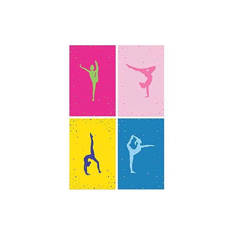 Damdekoli Gymnastics Posters - Set (24 x 36 Inches -