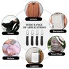PEOVLVN 8 PCS Zipper Pulls Replacement, Leather Handle Detachable Zipper