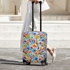 HYPER VENTURE Washable Luggage Cover - Fashion Suitcase Protector Fits