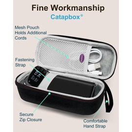 Hard Protect Case for Garmin Index BPM Blood Pressure Monitor, Travel Storage Case for Garmin Index BPM BP Monitor, Black Carrying Case Only