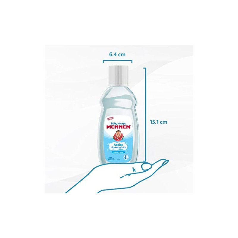 Mennen Aceite de Bebé Baby Magic Hipoalergénico 200 ml. Cuidar,