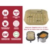 BEPER C103ACC003 Baking Paper for Hot Air Fryer, Set of