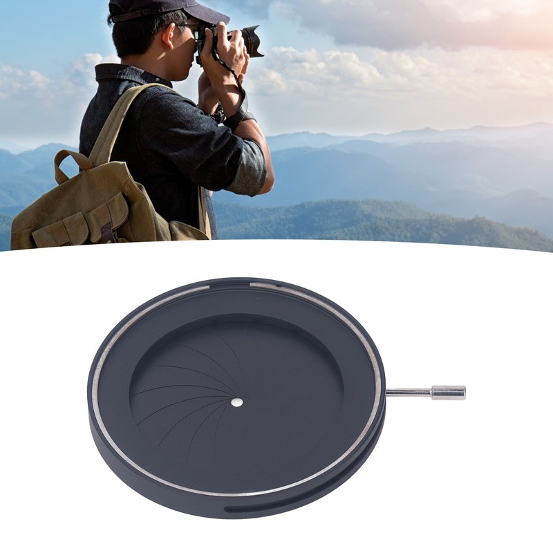 Adjustable Iris Aperture Diaphragm 2‑50mm Microscope Iris Adapter Aperture Adjustable