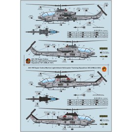 Dream Model 1/72 US Marine Corps AH-1W Super Cobra Late Model DMO720017 Molded Color