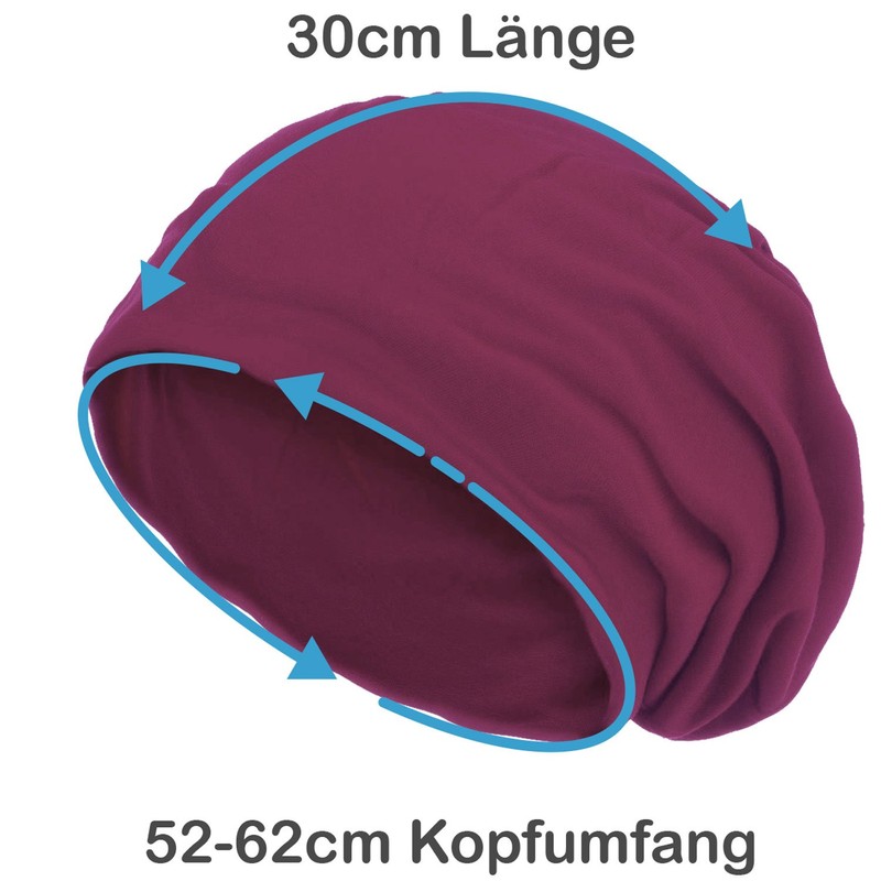 style3 Slouch Beanie made of breathable, fine and light jersey