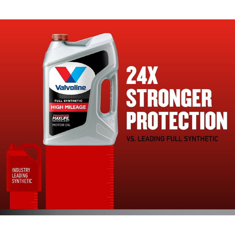 Valvoline™ Full Synthetic High Mileage with MaxLife™ Technology SAE 0W-20