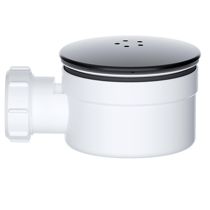 SPARES2GO Shower Trap for 90mm Tray Plug Hole 1.5" Drain