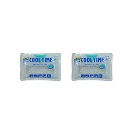 Captain Stag UZ-13187 Ice Packs, Antibacterial Cool Time, Cold Retention, Approx. 8-10 Hours, Small Size, 5.3 oz (150 g), Set of 2