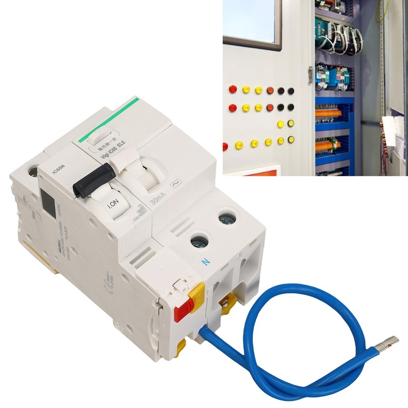 Circuit Breaker Air Switch With Leakage Protection Accessories 1P+N AC230V