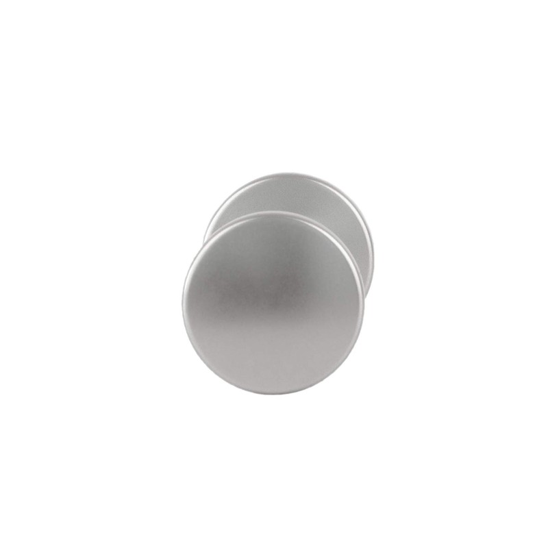 BigDean Aluminium Door Handle Room Door Knob Silver Coloured