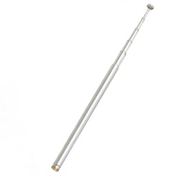 A ABSOPRO FM Radio TV 6 Sections Telescopic Antenna 2 mm Diameter 480 mm Long Socket