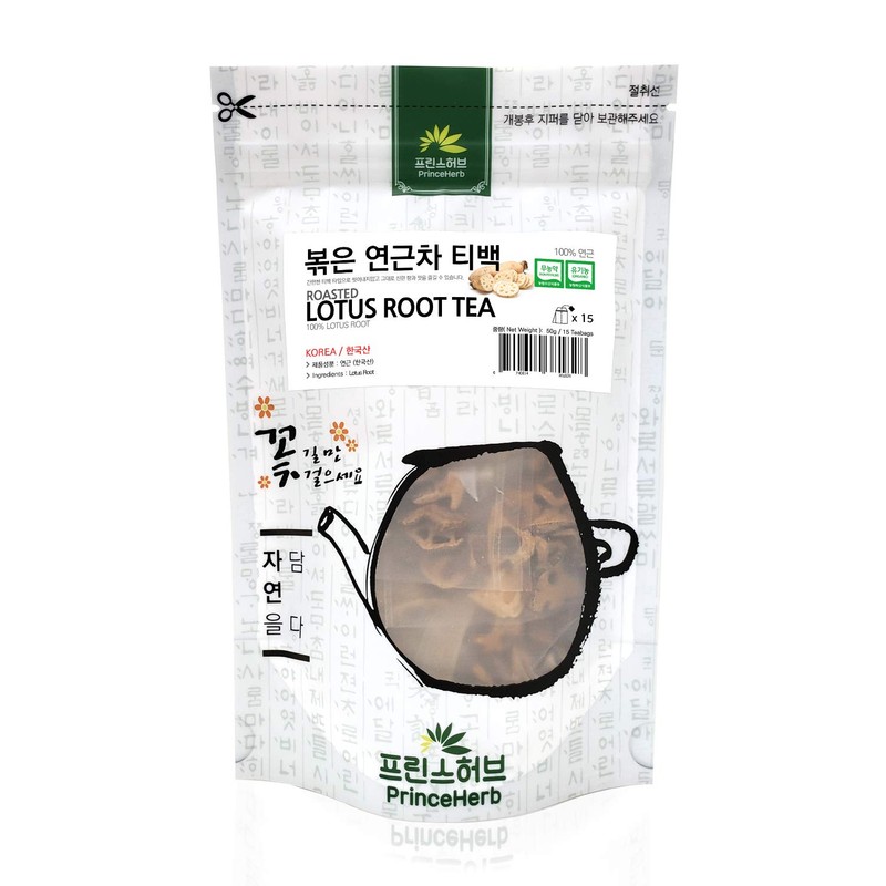 [Medicinal Korean Herb Tea] 100% Natural Roasted Lotus Root Tea