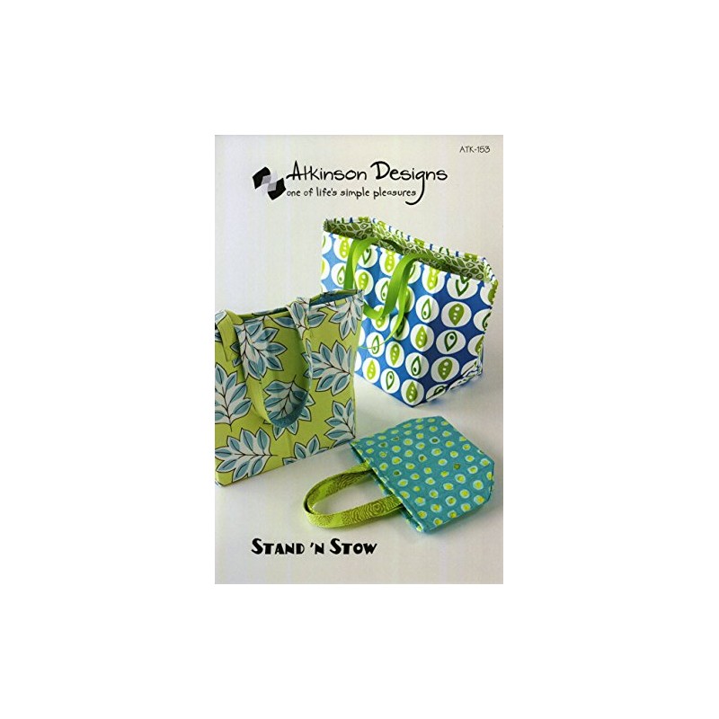Atkinson Designs Stand and Stow Tote Bag Pattern