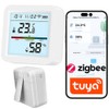 Zigbee Tuya Temperature and Humidity Sensor with LCD Screen
