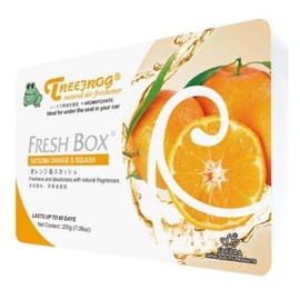 TreeFrog Xtreme Fresh Under-The-Car Natural Air Freshener (Satsuma Orange Squash Scented)