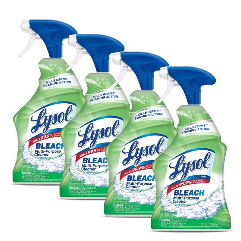 Lysol All Purpose Cleaner with Bleach, 32 Ounce (Pack of