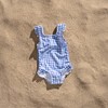 Coast & Crest One Piece Swimsuit Blue Gingham 2T