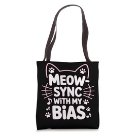 K-Pop Dance Korean Pop Music Cat Owner South Korea Kpop Tote Bag