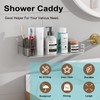 Wall Mounted Storage Organizer Bins Organizing Shelf Basket Clear Plastic