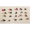 Jackal Outdoors 20 Piece Mixed Wet Trout Flies (Size 14