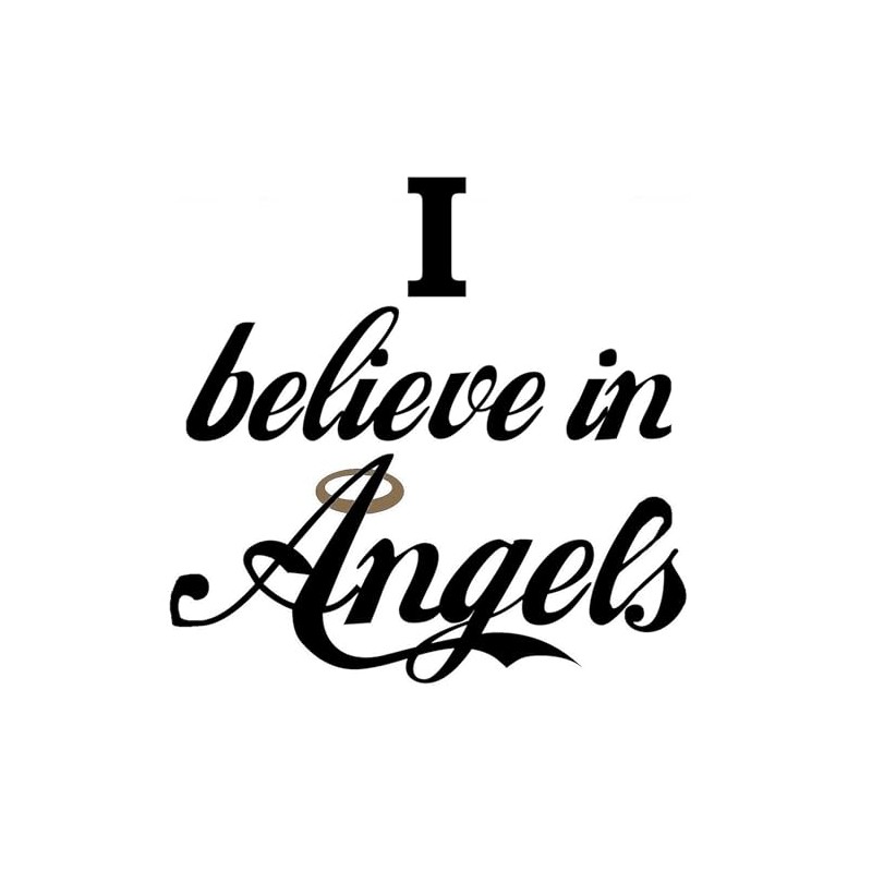 CafePress I Beleive in Angels Rectangle Sticker Rectangle Bumper Sticker