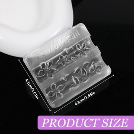 3D Flowers Nail Mold Silicone Nail Tools, Silicone Nails for Nails Art Molds Hawaii Hibiscus Floral Petal Template DIY Decorative Floral Mold Resin Carving Molds for Women Decor Decorations