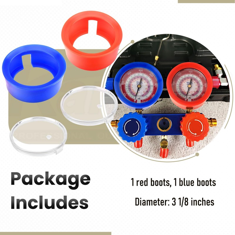 49190 HVAC Gauge Boots Cover for Ye-llow Jacket JB 3-1/8"
