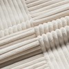 FDTERN Set of 2 Cream Beige Corduroy Christmas Cushion Covers,