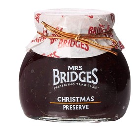 Mrs. Bridges of Scotland, Set of 2 Jars, Gourmet Christmas Preserves - (Berries with Mulled Wine), Imported from Scotland, 8.8 Oz Each