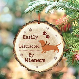 Dachshund Christmas Decor - Dachshund Ornament - Dachshund Christmas Ornament - Weiner Dog Christmas Ornament - Dachshund Gifts for Women, Dachshund Lovers, Kids - Weiner Dog Gifts for Women