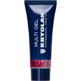 Kryolan Multi Glitter Gel Coarse 10 ml Red
