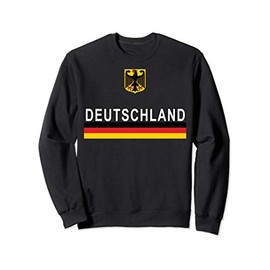 Deutschland Flag and Emblem Germany Sweatshirt