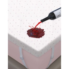 Ferlizer 2" [Twin XL] Waterproof Mattress Topper Protector Cover, Oeko-Tex Certified, Lavender Infused Cover with Adjustable Straps & Anti-Slip Silicone Bottom, Removable & Washable - Cover Only