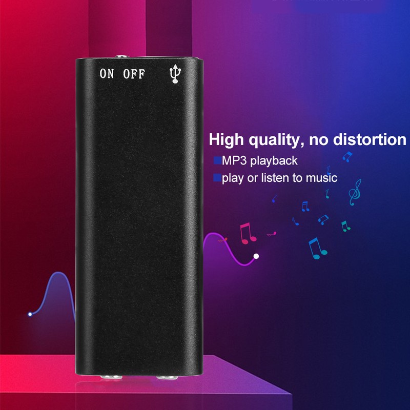 Portable Noise Reduction HD Digital Mini Sound Voice Recording 8G