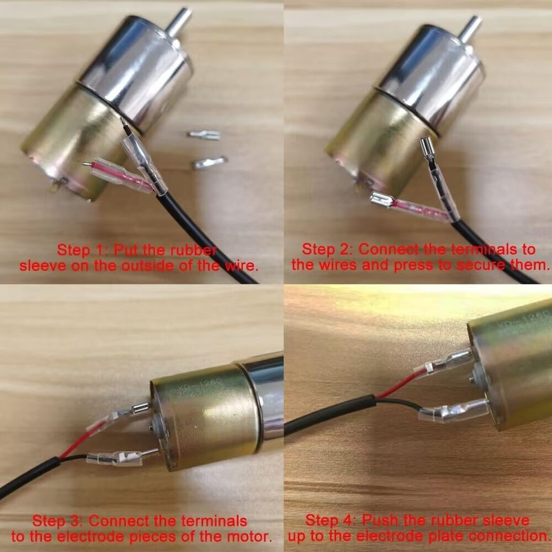 Bringsmart Micro DC 12V 5rpm Geared Motor with Bracket Centric