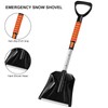 Odoland Ice Scraper with Snow Brush and Snow Shovel, 35"