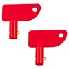 Battery Disconnect Key Ø14mm 4 Pcs, Battery Disconnect Switch Key