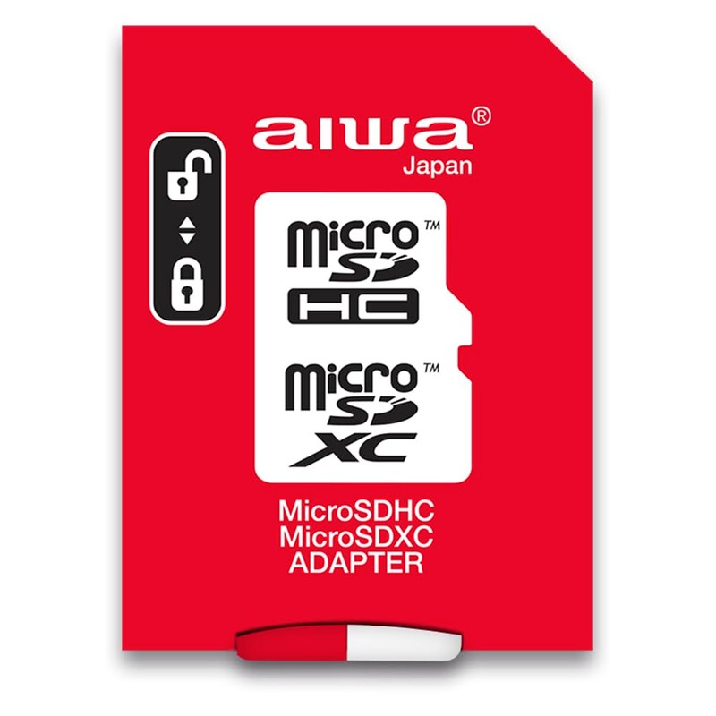 AIWA MSDV30 64GB MicroSDXC Class 10 Class U3 UHS Memory