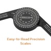 7-inch Miter Saws Protractor Rust Proof Aluminum Alloy Accurate Reading