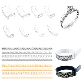 Pack of 24 Ring Reducers Invisible Ring Size Adjuster Invisible Ring Size Adjuster for Loose Rings for Any Ring Size Invisible Ring Protector, Rubber