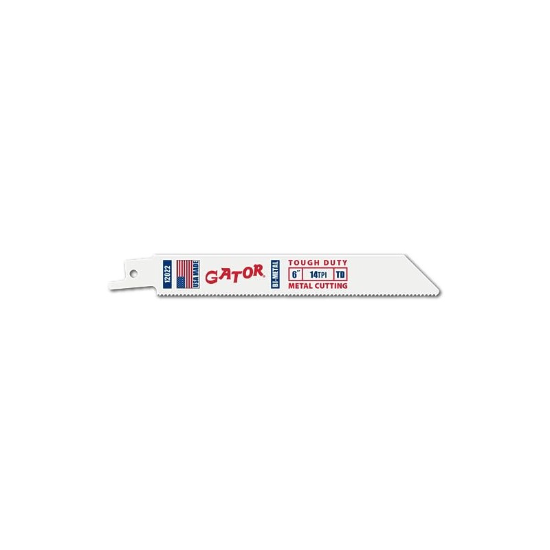 Gator 6" x 3/4" x .035" 14tpi Bi-Metal Cobalt Reciprocating