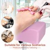 LOVEVLOGY Pedicure Foot Rest,Height Adjustable Pedicure Chair,Non-Slip Pedicure Stool for